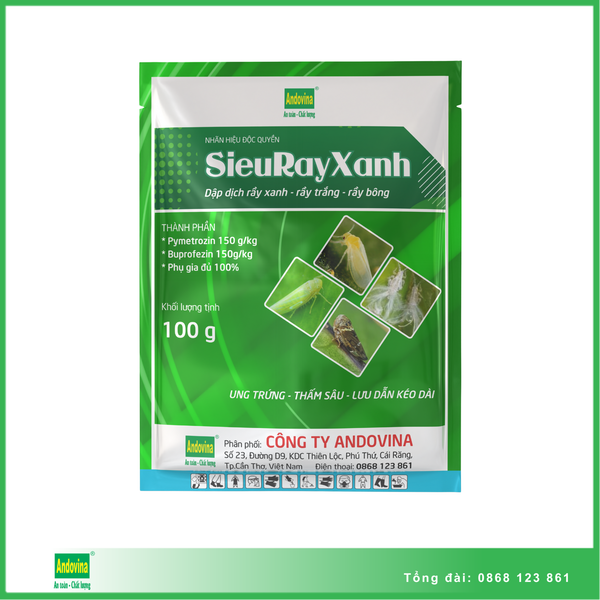 SieuRayXanh - Siêu Rầy Xanh 100gr