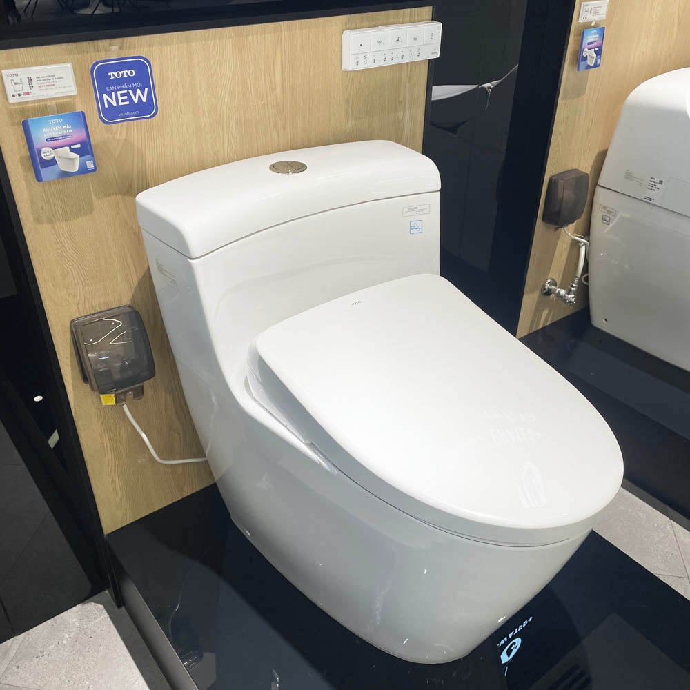 Bồn cầu nắp rửa điện tử TOTO MS636CDRW23