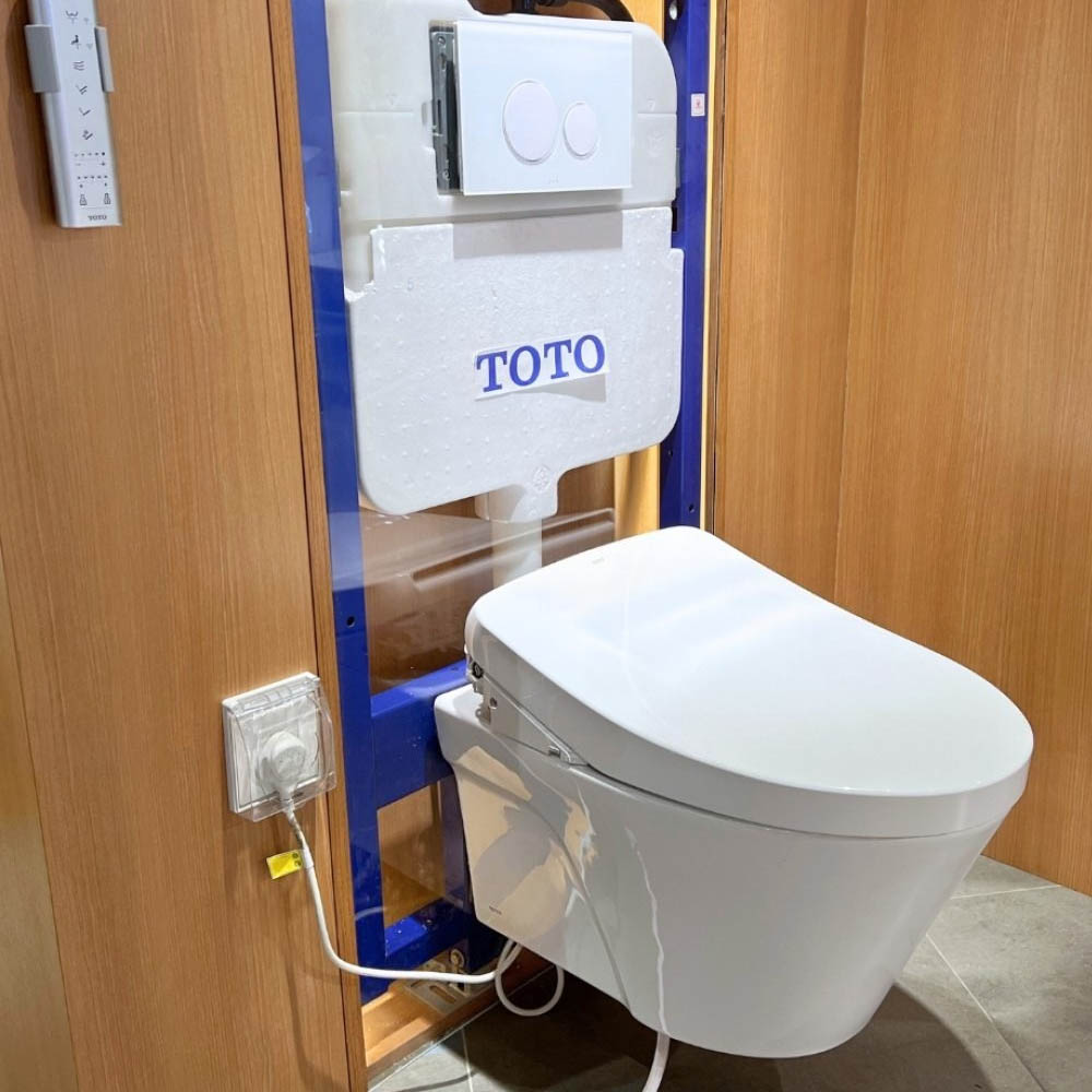 Bồn cầu treo tường TOTO CW822RA/TCF4911Z/WH172A/MB170P nắp điện tử