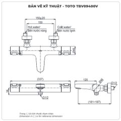 Củ sen nhiệt độ TOTO TBV09400V