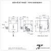 Van xả cảm ứng tiểu nam TOTO DUE113UKV1 (Pin)