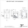 Van xả cảm ứng tiểu nam TOTO DUE126UPKA (mã cũ DUE126UPK) (Dùng pin)