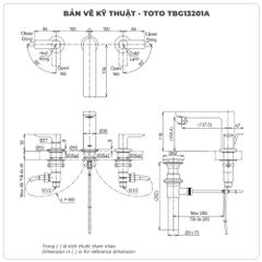 Vòi xả bồn tắm TOTO TBG13201A
