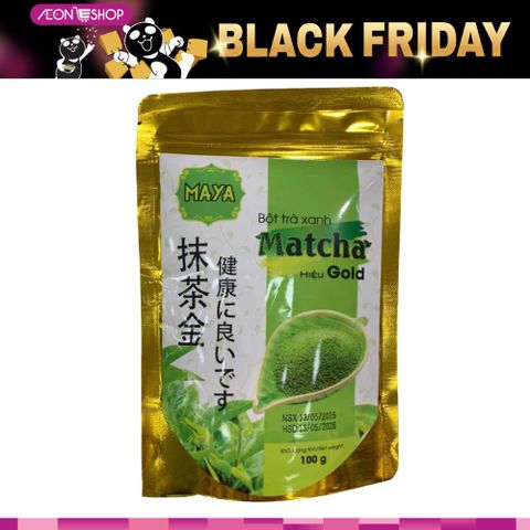 [BÌNH TÂN] Bột Trà Xanh Matcha Gold Maya 100g