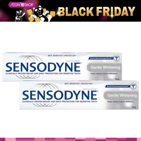 [BÌNH TÂN] Combo 2 Tuýp Kem Đánh Răng Sensodyne Làm Sáng Răng Gentle Whitening 160g