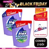  [HÀ ĐÔNG] Combo 2 Túi Nước Giặt Xả MaxKleen 3.8kg 
