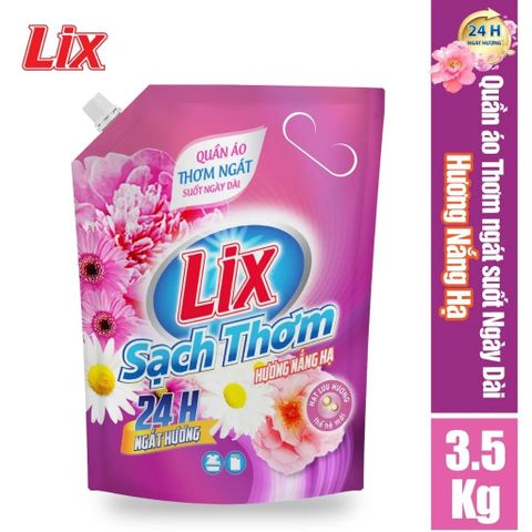 [BÌNH TÂN] Combo 2 Túi Nước Giặt Lix Sạch Thơm 3.5kg/3.2kg