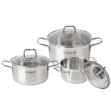  [BÌNH TÂN] Bộ Nồi Inox 5 Đáy Happy Cook Penta HCS-PT06 