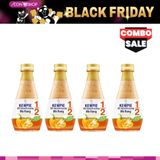  [HÀ ĐÔNG] Combo 4 Xốt Dressing Mè Rang Kewpie 1/2 Chất Béo 210ml 
