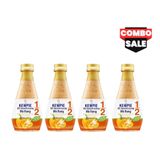  [BÌNH TÂN] Combo 4 Xốt Dressing Mè Rang Kewpie 1/2 Chất Béo 210ml 