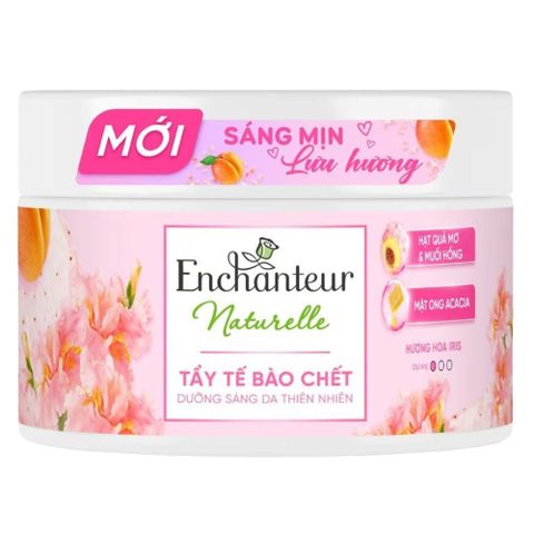 [BÌNH TÂN] Combo 2 Hộp Tẩy Tế Bào Chết Enchanteur Naturelle Hương Hoa Oải Hương/Hoa Hồng/Hoa Diên Vĩ 250g