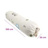  [BÌNH TÂN] Gối Ôm Tencel In Họa Tiết Mym 35x100cm (Mẫu Ngẫu Nhiên) 