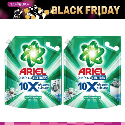 [BÌNH TÂN] Nước Giặt Ariel 10X Giặt Sạch Hương Downy Nắng Sớm Cửa Trên 2.9kg/Cửa Trước 2.7kg