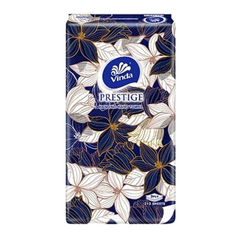[BÌNH TÂN] Combo 6 Gói Khăn Giấy Rút Treo Tường Vinda Prestige 4D 212 Tờ 3 Lớp