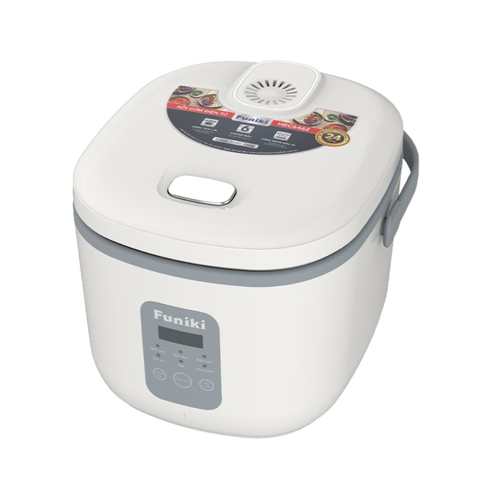 [Hàng Tặng Không Bán] Nồi Cơm Điện Tử Funiki HEC6462 Dung Tích 1.8L 
