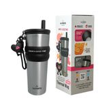  [BÌNH TÂN] Ly Giữ Nhiệt 2 Lớp Inox Kèm Charm Trái Tim La Fonte 710ml 