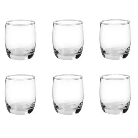 [HÀ ĐÔNG] Bộ 6 Ly Thủy Tinh Ocean Ivory Rock 265ml