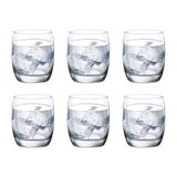  [HÀ ĐÔNG] Bộ 6 Ly Thủy Tinh Ocean Ivory Rock 265ml 