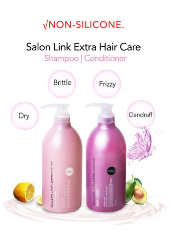 [BÌNH TÂN] Combo Gội Và Xả Dưỡng Tóc Mềm Mượt Salon Link 1L