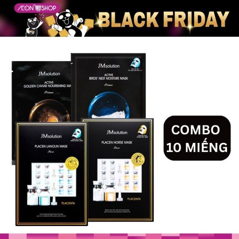 [BÌNH TÂN] Combo 10 Miếng Mặt Nạ JMSolution Dưỡng Da 30ml