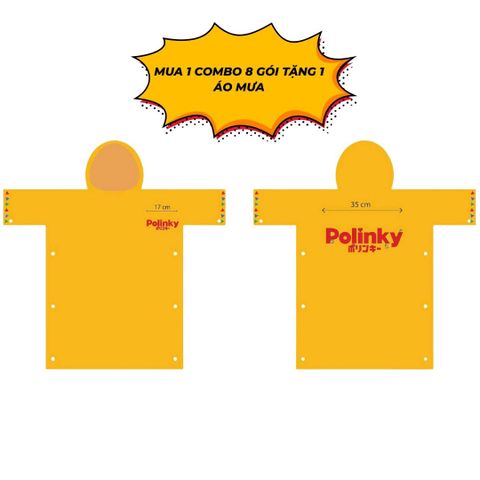 [Hàng Tặng Không Bán] Áo Mưa Polinky