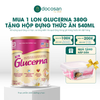  [Tặng hộp đựng thức ăn 540ml] Glucerna dạng bột hương vani 380g 