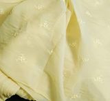  [Vải MM] (232) Vải Tơ Nến Thêu Hoa May Áo Dài, Váy, Đầm Thiết Kế (Giá Bán 0.5m) 