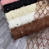  [Vải MM] [242](Giá 0.5m) Vải Tơ Thoi May Áo, Váy, Đầm Thời Trang 