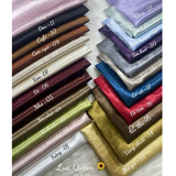  [Vải MM] [316](Giá 0.55m) Vải Lụa Queen Bóng Đẹp, Sang  May Áo, Váy, Đầm, Áo Dài Thời Trang 