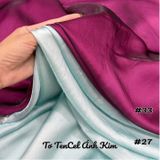  [Vải MM] (319) (Giá 0.55m) Vải Lụa Tơ Tencel Đa Sắc Cao Cấp Lên Áo Dài, Bà Ba, Váy, Đầm, Bộ Thiết Kế 