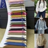  [Vải MM] (Giá 0.6m) (821) Vải Dù Gió Nhăn (Dày Hơn) Hot Trend Lên Áo, Áo Khoác, Quần, Set Bộ, Đầm, Váy 