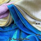  [Vải MM] (319) (Giá 0.55m) Vải Lụa Tơ Tencel Đa Sắc Cao Cấp Lên Áo Dài, Bà Ba, Váy, Đầm, Bộ Thiết Kế 