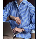  [Vải MM] [417] (Giá Bán 0.5m) Vải Sơ Mi Sọc 3 Sợi Hot Trend Lên Áo Sơ Mi Nam Nữ, Váy, Đầm, Bộ Thiết Kế 