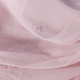  [Vải MM] (232) Vải Tơ Nến Thêu Hoa May Áo Dài, Váy, Đầm Thiết Kế (Giá Bán 0.5m) 