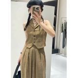  [Vải MM] [119](Giá 0.55m) Vải Linen Xô Gân May Áo, Váy, Đầm Thời Trang 