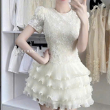  [Vải MM] [253] (Giá Bán 0.5m) Vải Lưới Dập Ly Lên Đầm, Váy, Áo Thiết Kế 