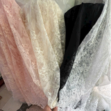  [Vải MM][235] (Giá Bán 0.5m) Vải Tơ Hoa Thiết Kế May Đầm, Váy, Áo Thời Trang Cao Cấp 