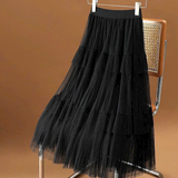  [Vải MM] [253] (Giá Bán 0.5m) Vải Lưới Dập Ly Lên Đầm, Váy, Áo Thiết Kế 