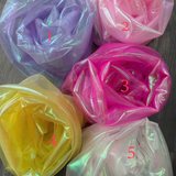  [Vải MM] [237] (Giá Bán 0.5m) Vải Tơ Sà Cừ Óng Ánh Lên Đầm, Váy, Áo Thiết Kế 