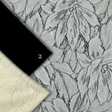  [Vải MM] [761](Giá 0.5m) Vải Thun Len Hoa Cúc Sang Trọng May Áo, Váy, Đầm Thời Trang 