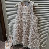  [Vải MM] [242](Giá 0.5m) Vải Tơ Thoi May Áo, Váy, Đầm Thời Trang 