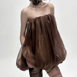  [Vải MM] [239] (Giá Bán 0.5m) Vải Tơ Xước Organza Lên Đầm, Váy, Áo Thiết Kế 