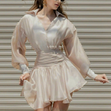  [Vải MM] [238] (Giá Bán 0.5m) Vải Tơ Lụa Satin Cao Cấp Lên Đầm, Váy, Áo Thiết Kế 