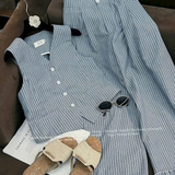  [Vải MM] [417] (Giá Bán 0.5m) Vải Sơ Mi Sọc 3 Sợi Hot Trend Lên Áo Sơ Mi Nam Nữ, Váy, Đầm, Bộ Thiết Kế 