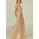  [Vải MM] [237] (Giá Bán 0.5m) Vải Tơ Sà Cừ Óng Ánh Lên Đầm, Váy, Áo Thiết Kế 