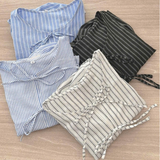  [Vải MM] [417] (Giá Bán 0.5m) Vải Sơ Mi Sọc 3 Sợi Hot Trend Lên Áo Sơ Mi Nam Nữ, Váy, Đầm, Bộ Thiết Kế 