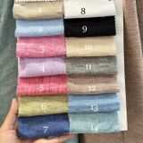  [Vải MM] [119](Giá 0.55m) Vải Linen Xô Gân May Áo, Váy, Đầm Thời Trang 