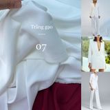  [Vải MM] (Giá 0.6m) [500] Vải Chéo Hàn Mịn co giãn Lên Quần Tây, Váy, Đầm Công sở 