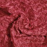  [230] Vải Tơ Đính Hoa Hồng Lên Sơ Mi, Đầm, Váy, Set Bộ Thiết Kế Cần Lót (Giá Bán 0.5m) 