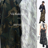  [Vải MM] [812] (Giá Bán 0.55m) Vải Kaki Lính Co Giãn Hot Trend Lên Áo Khoác, Quần Nam Nữ, Váy, Đầm Thiết Kế 